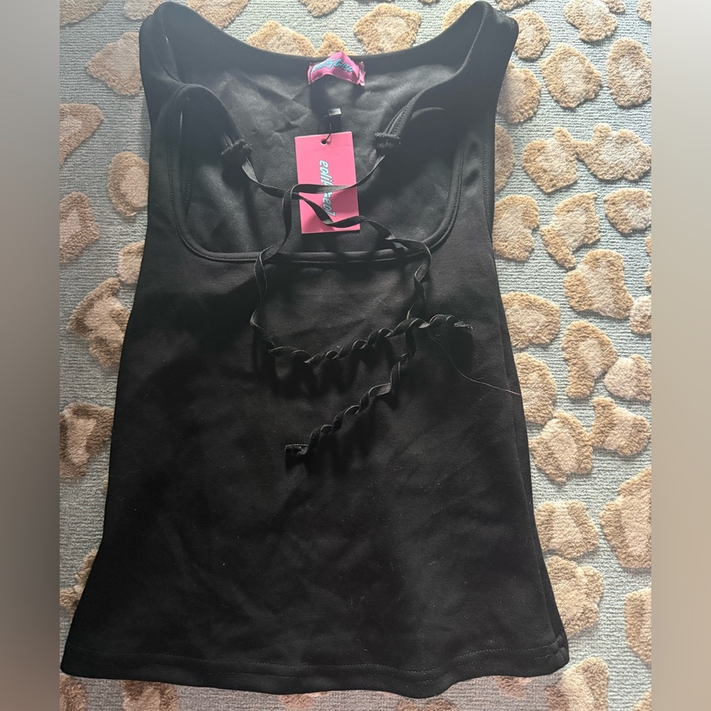 Black Strappy Tank top